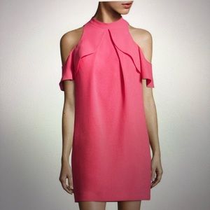 Trina Turk Amado Cold-Shoulder Crepe Dress Size 2